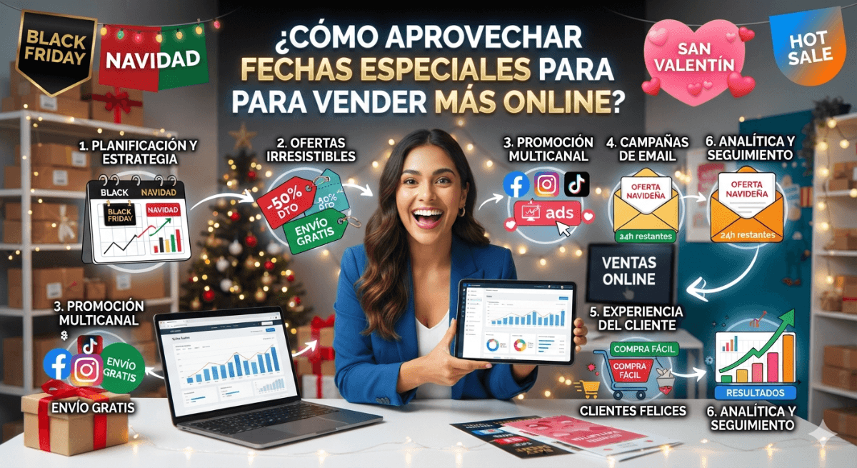 Cómo aprovechar fechas especiales para vender más online